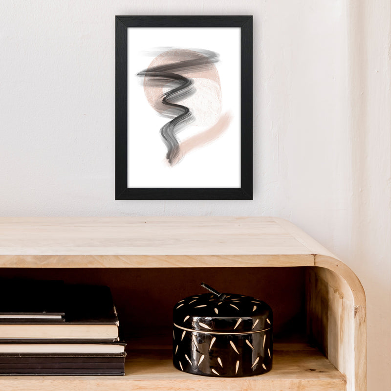 Dalia Chalk Storm  Art Print by Pixy Paper A4 White Frame