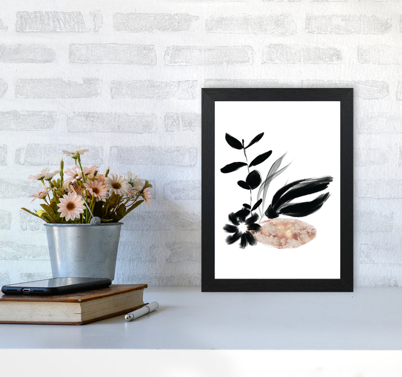 Delicate Floral 03 Art Print by Pixy Paper A4 White Frame