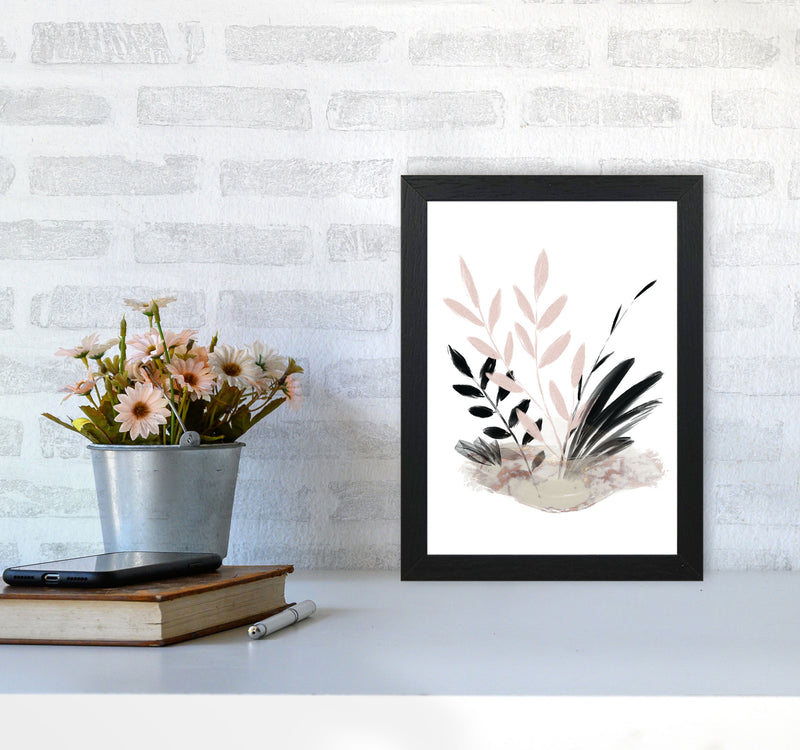 Delicate Floral 05 Art Print by Pixy Paper A4 White Frame