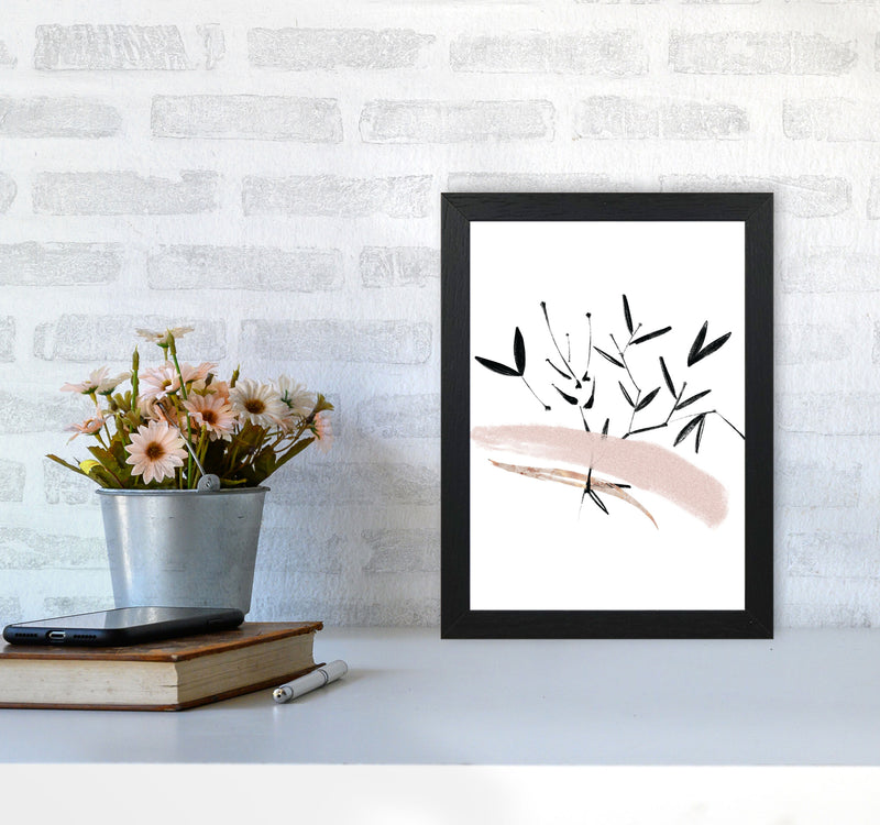 Delicate Floral 06 Art Print by Pixy Paper A4 White Frame