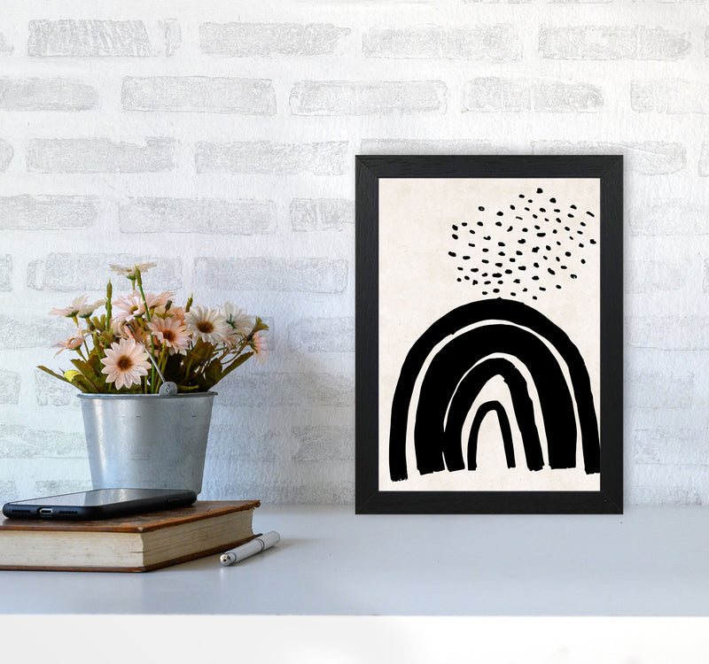 Autumn Raine abstract Art Print by Pixy Paper A4 White Frame