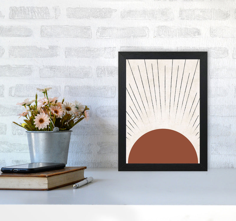 Autumn Sasha Sun abstract Art Print by Pixy Paper A4 White Frame