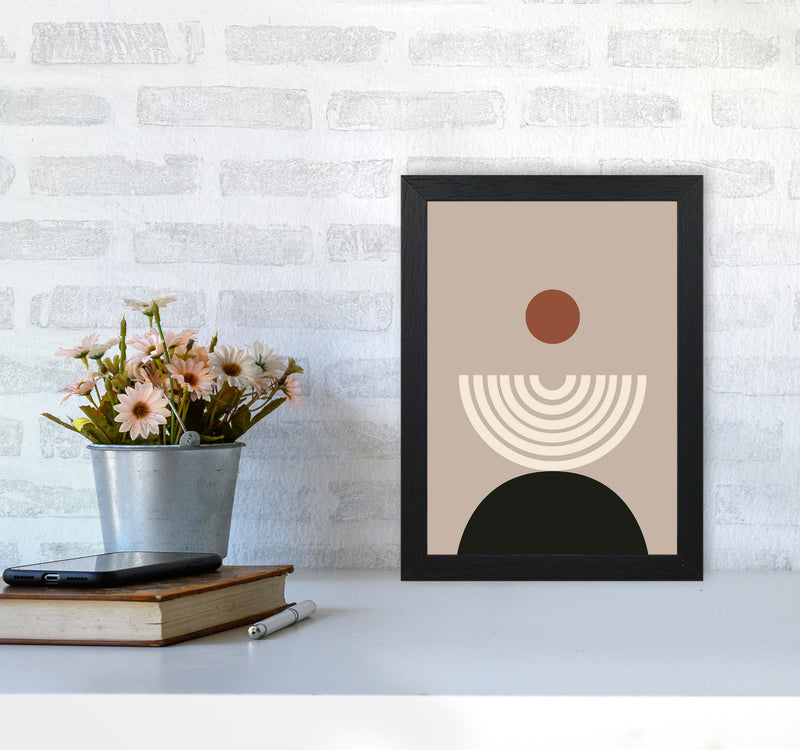 Autumn Lucille abstract Art Print by Pixy Paper A4 White Frame