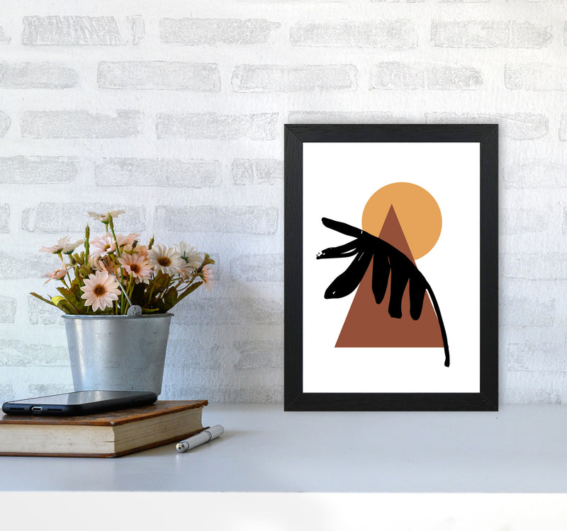Autumn Siesta abstract Art Print by Pixy Paper A4 White Frame