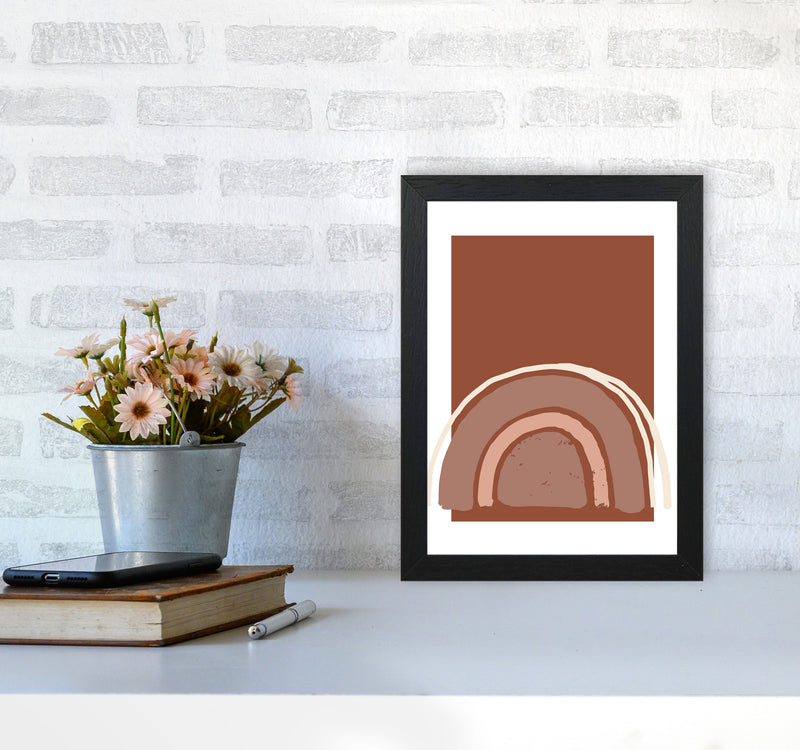 Autumn Camilla abstract Art Print by Pixy Paper A4 White Frame
