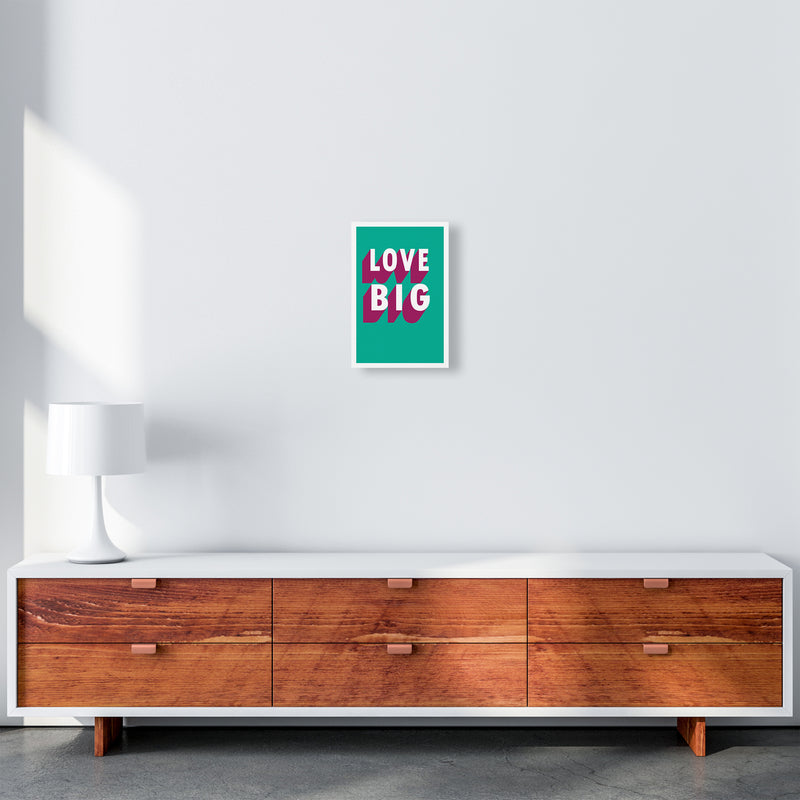 Love Big Shadow  Art Print by Pixy Paper A4 Canvas