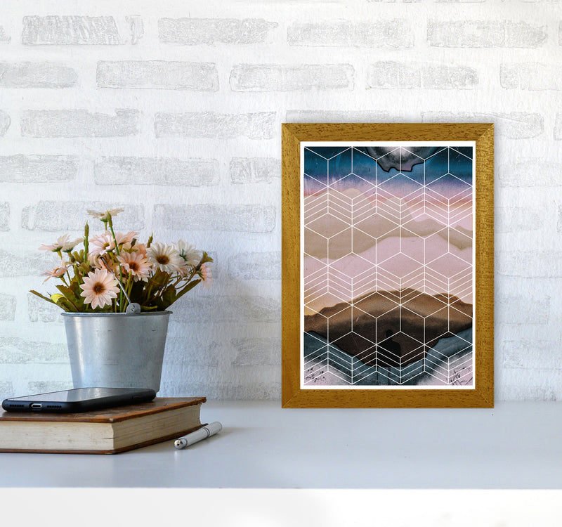 Geometric Abstract Modern Print A4 Print Only