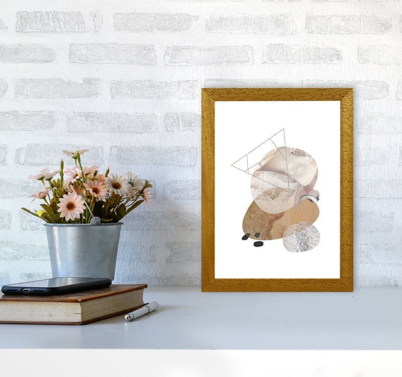 Abstract Geometric Pebble Modern Print A4 Print Only
