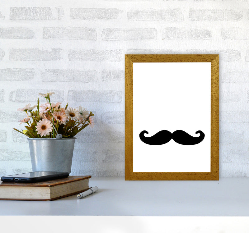 Moustache Modern Print A4 Print Only