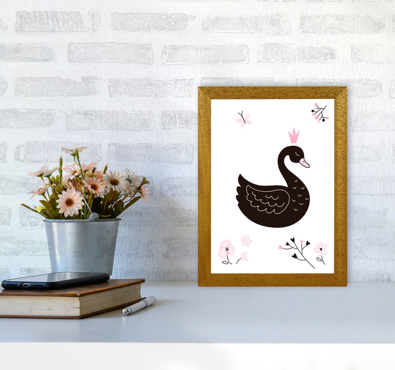 Black Swan Modern Print Animal Art Print A4 Print Only