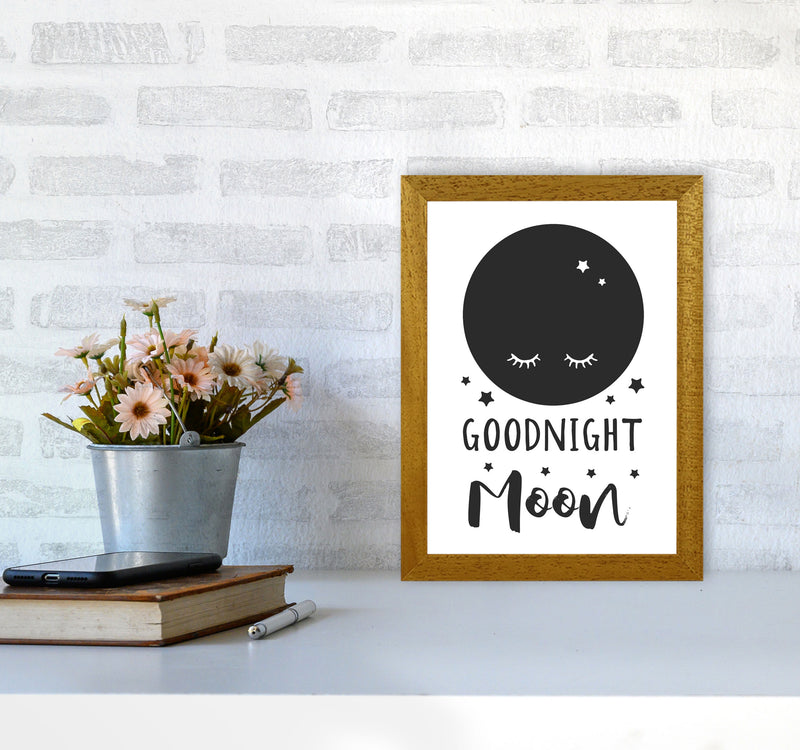 Goodnight Moon Black Framed Nursey Wall Art Print A4 Print Only