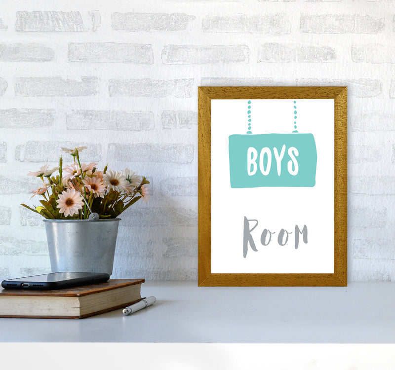 Boys Room Mint Framed Nursey Wall Art Print A4 Print Only