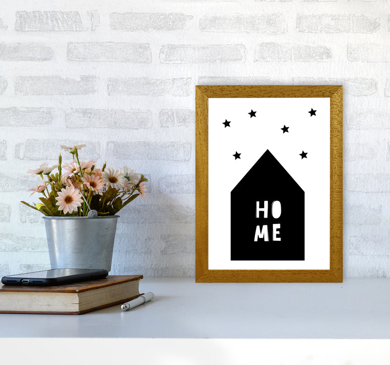 Home Scandi Framed Typography Wall Art Print A4 Print Only