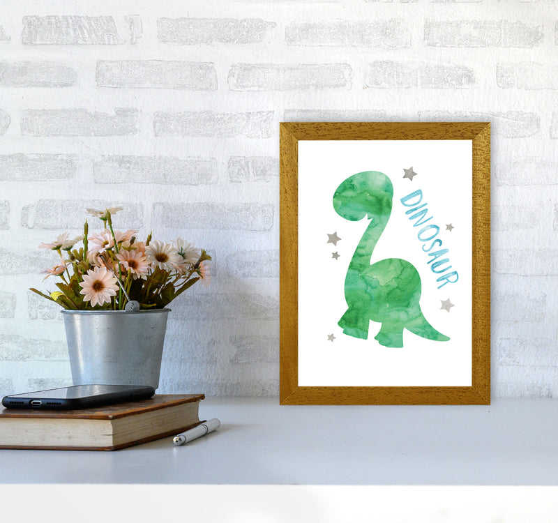 Dinosaur Watercolour Modern Print A4 Print Only