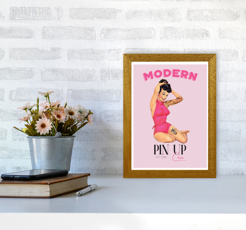 Modern Pin Up Girl Modern Print A4 Print Only