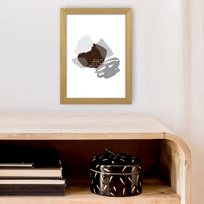 Mismatch Grey And Black  Art Print by Pixy Paper A4 Print Only