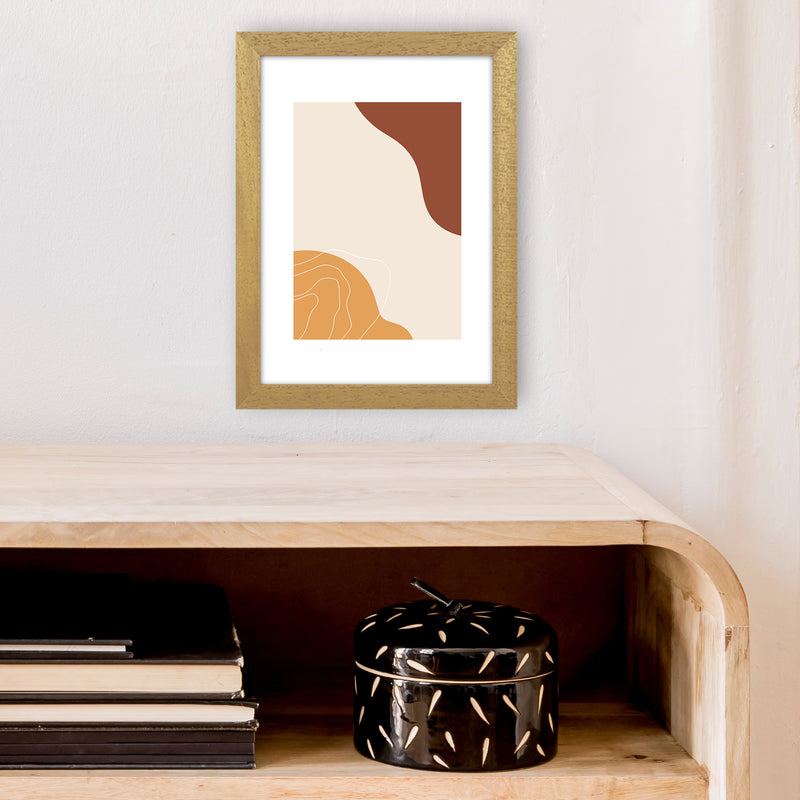 Mica Sand Abstract N27  Art Print by Pixy Paper A4 Print Only