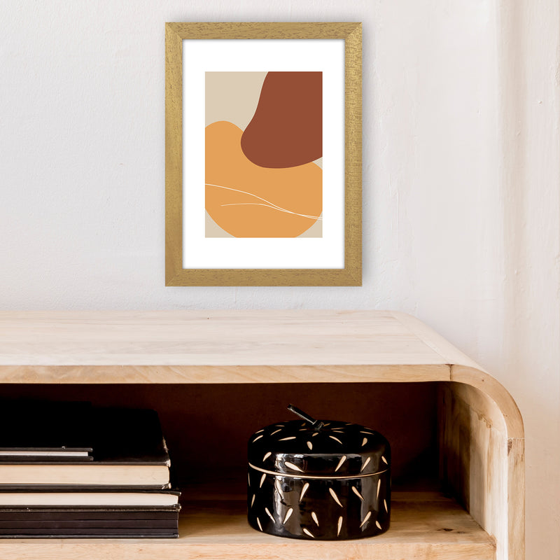 Mica Sand Abstract N28  Art Print by Pixy Paper A4 Print Only