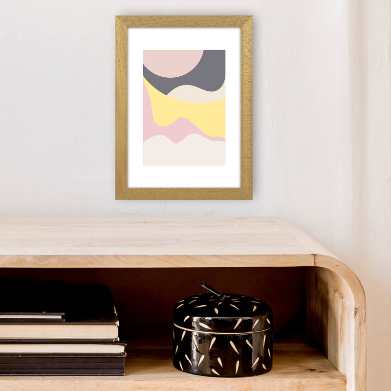 Mila Pink Dunes N15  Art Print by Pixy Paper A4 Print Only