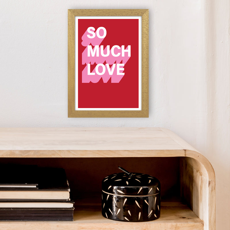 So Much Love Shadow  Art Print by Pixy Paper A4 Print Only