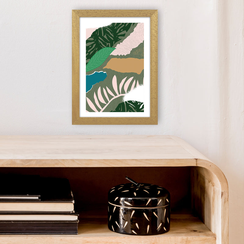 Mismatch Jungle Abstract  Art Print by Pixy Paper A4 Print Only