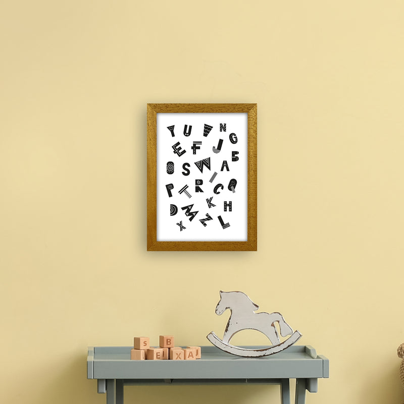 Jumbled Alphabet  Art Print by Pixy Paper A4 Print Only
