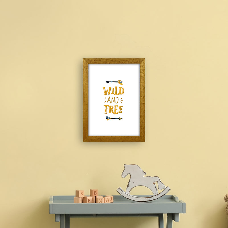 Little Explorer Wild And Free  Art Print by Pixy Paper A4 Print Only