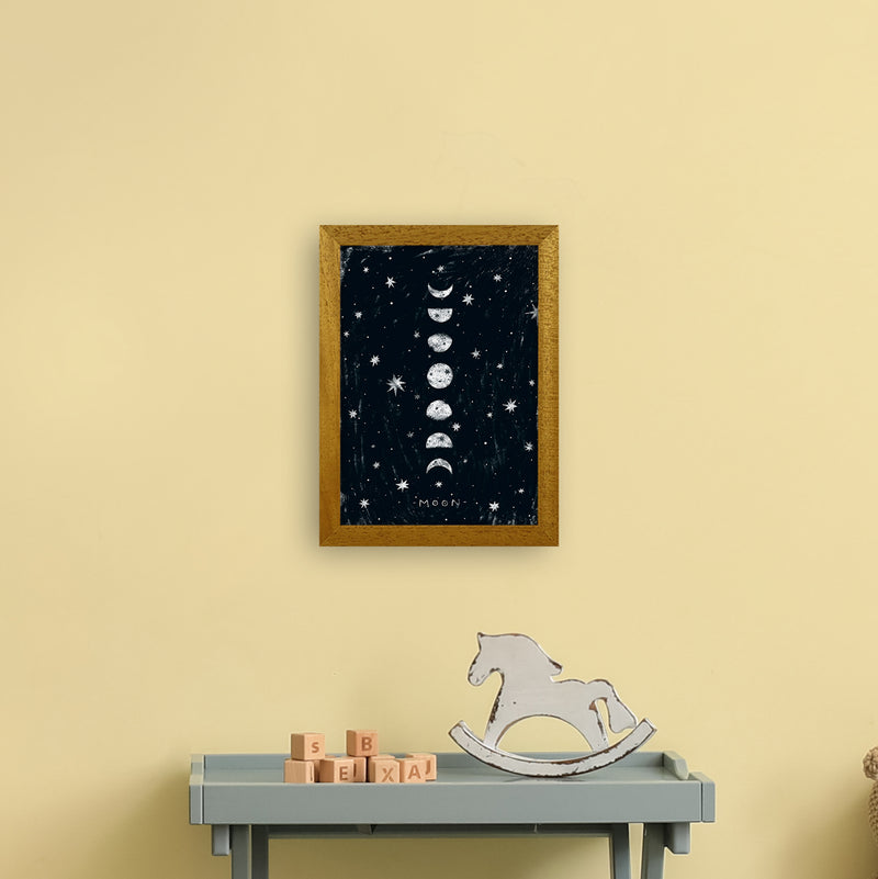 Phases Of The Moon  Art Print by Pixy Paper A4 Print Only