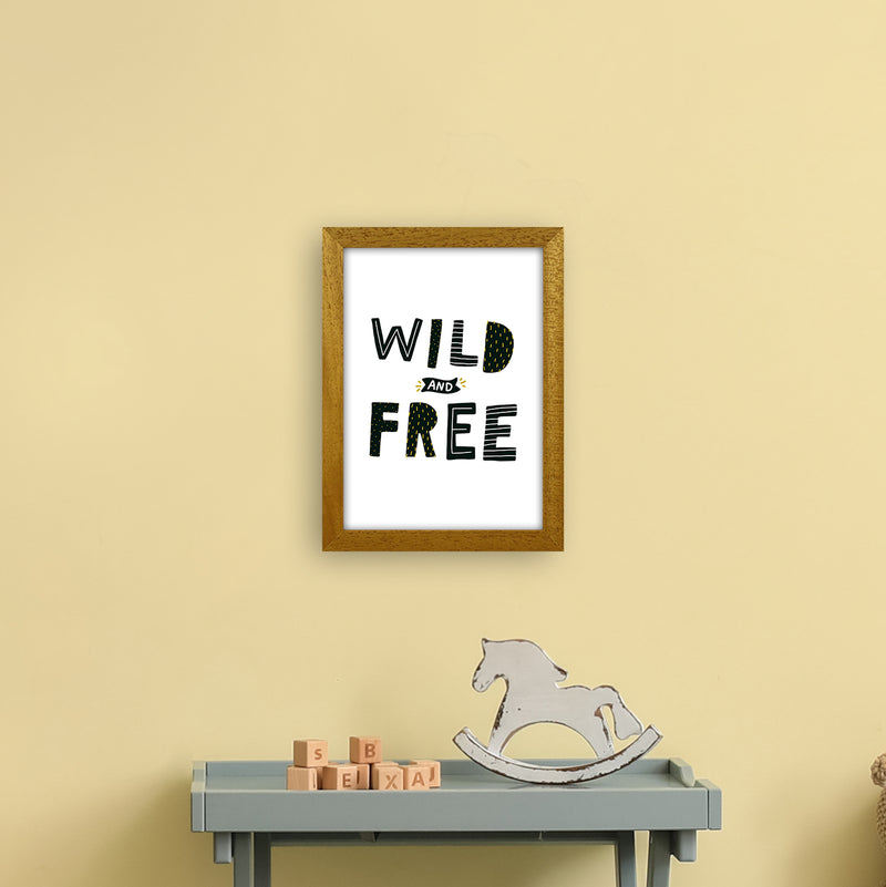 Wild And Free  Art Print by Pixy Paper A4 Print Only