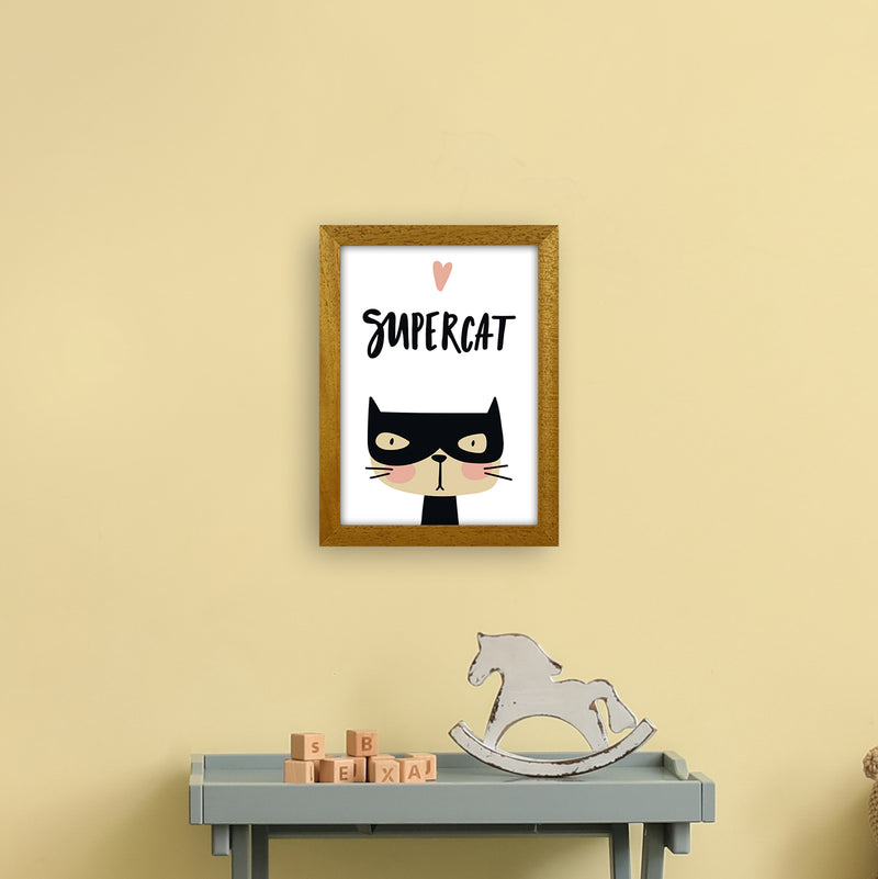 Supercat  Art Print by Pixy Paper A4 Print Only