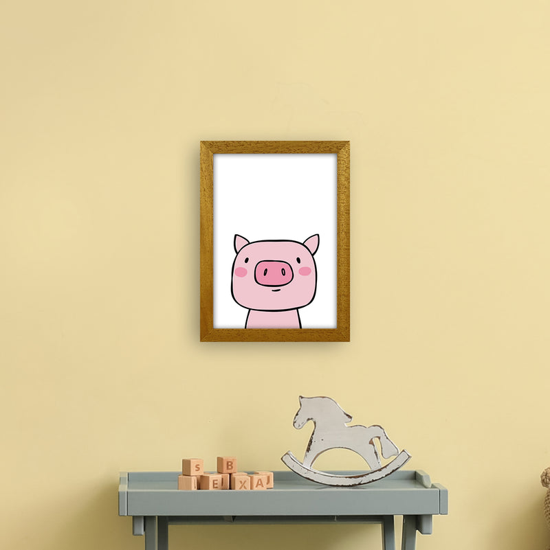 Pig  Art Print by Pixy Paper A4 Print Only
