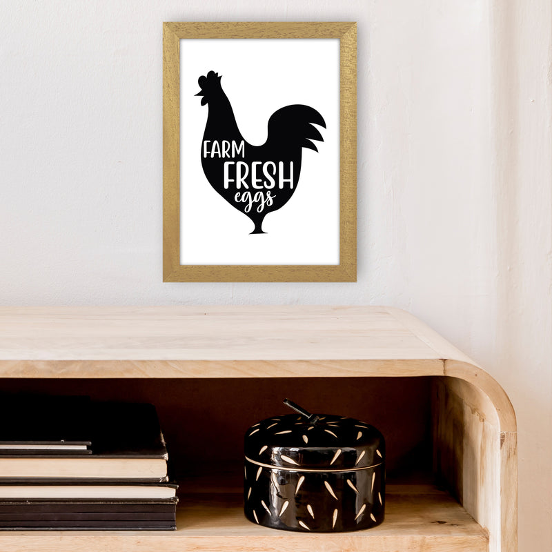 Farm Fresh Eggs  Art Print by Pixy Paper A4 Print Only