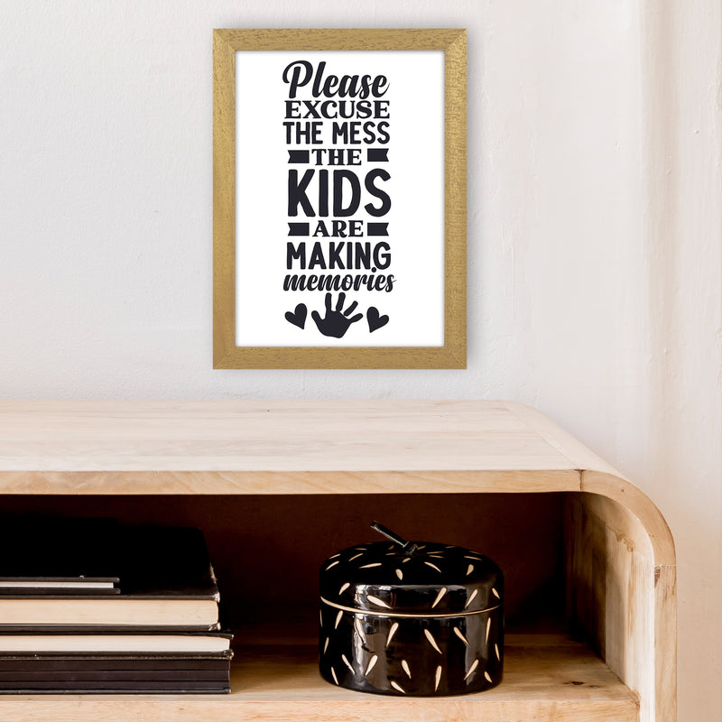 Please Excuse The Mess  Art Print by Pixy Paper A4 Print Only