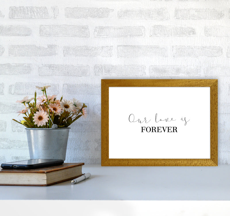 Our Love Is Forever  Art Print by Pixy Paper A4 Print Only