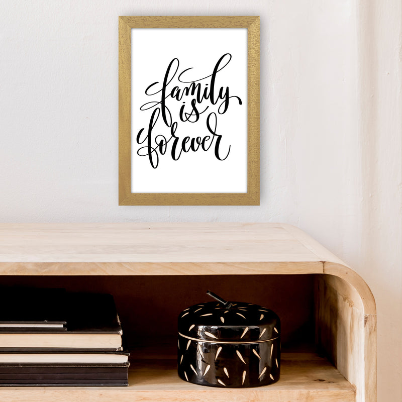 Family Is Forever  Art Print by Pixy Paper A4 Print Only