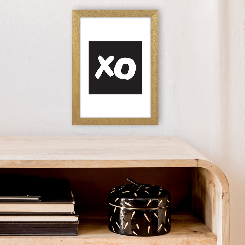 Xo Black Box  Art Print by Pixy Paper A4 Print Only