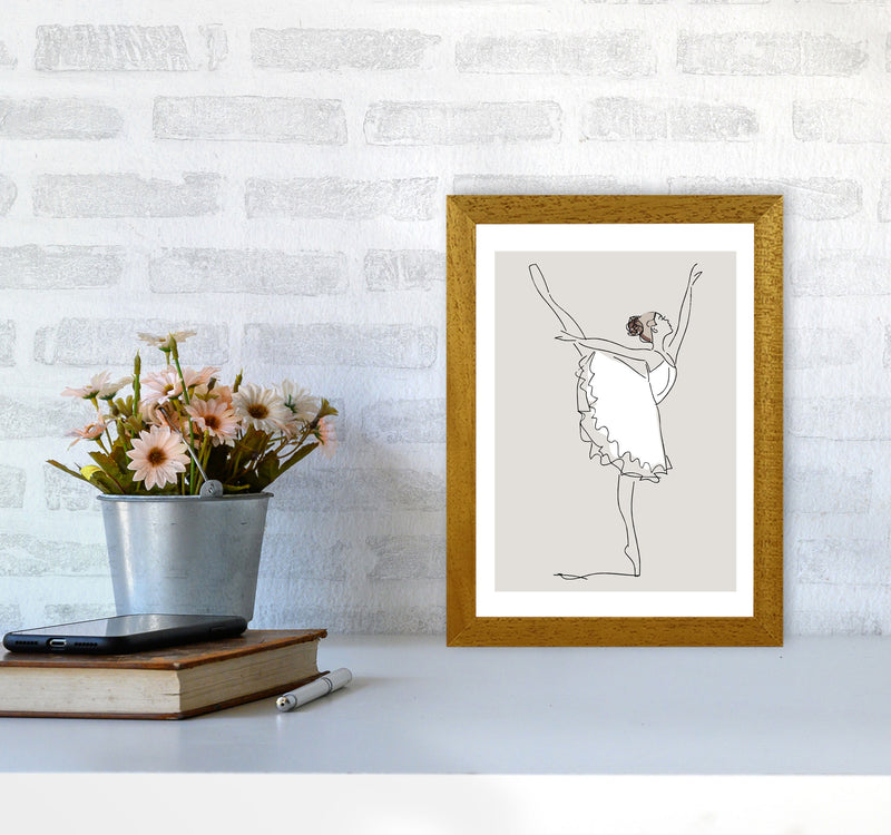 Inspired Stone Ballerina Art Print by Pixy Paper A4 Print Only
