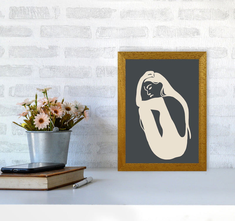 Inspired Off Black Woman Silhouette Art Print by Pixy Paper A4 Print Only
