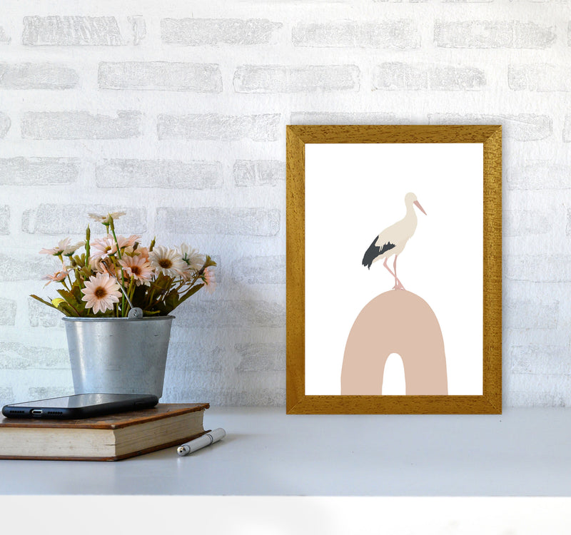 Inspired Bird on Rainbow Art Print by Pixy Paper A4 Print Only