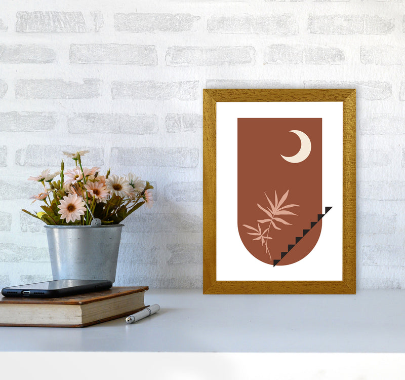 Autumn Willow abstract Art Print by Pixy Paper A4 Print Only