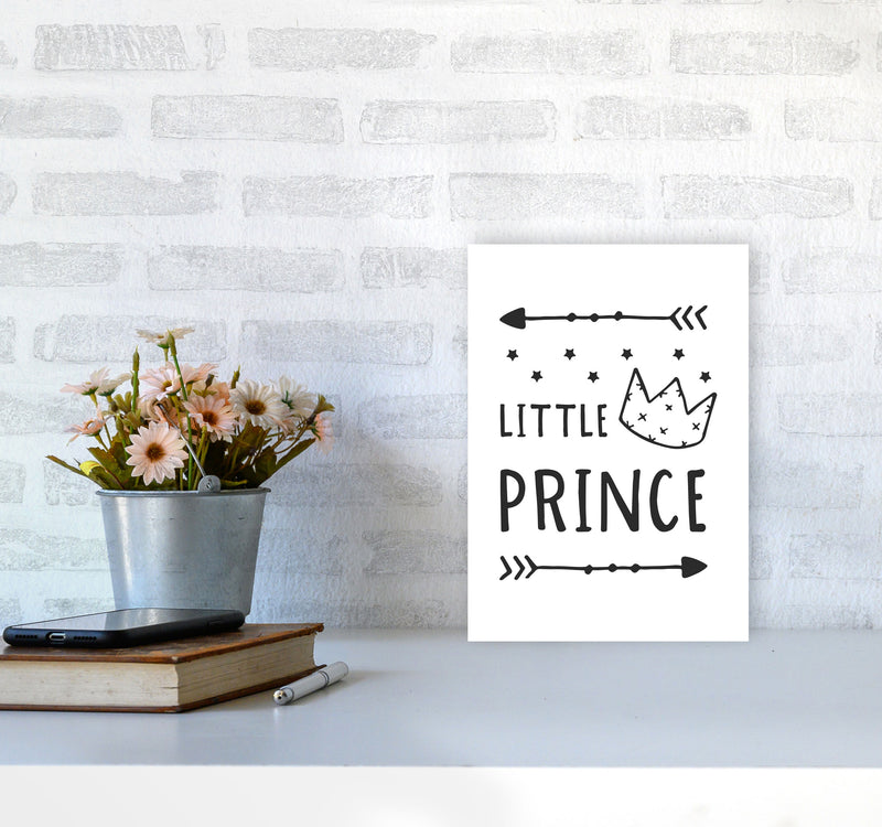 Little Prince Black Framed Nursey Wall Art Print A4 Black Frame