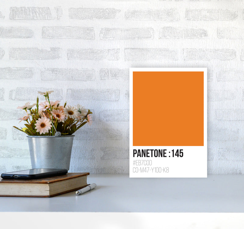 Panetone Colours 145 Modern Print A4 Black Frame