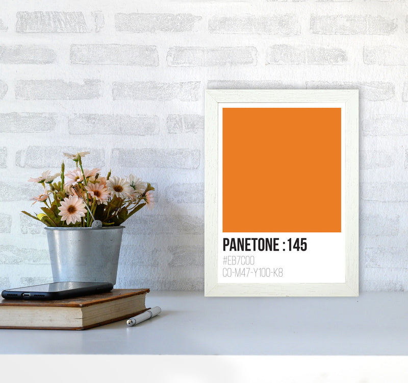 Panetone Colours 145 Modern Print A4 Oak Frame