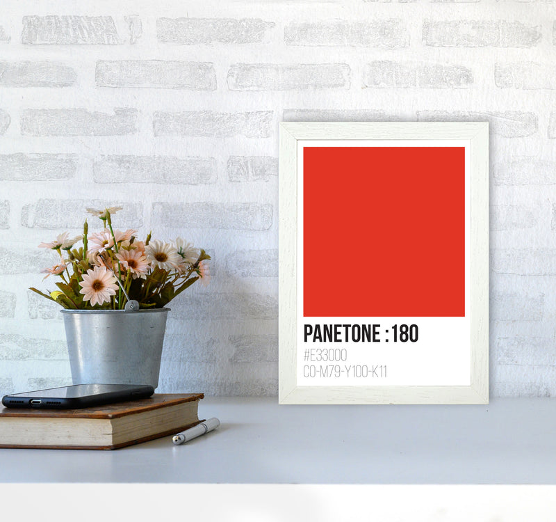Panetone Colours 180 Modern Print A4 Oak Frame