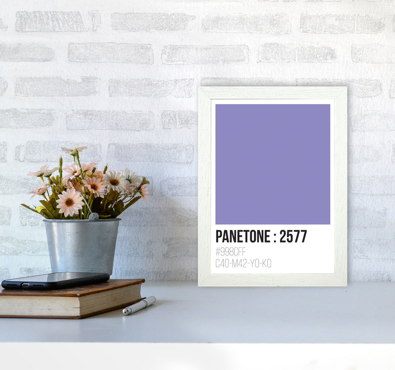 Panetone Colours 2577 Modern Print A4 Oak Frame