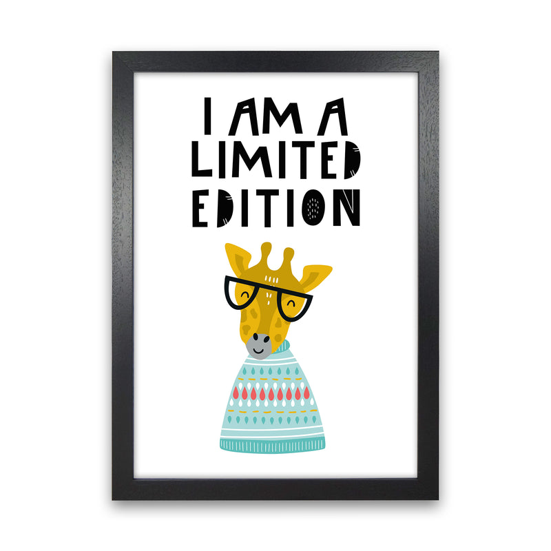 I Am Limited Edition Animal Pop  Art Print by Pixy Paper Black Grain