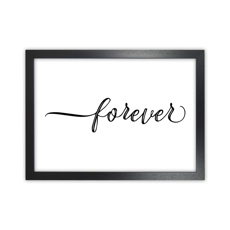 Forever Landscape  Art Print by Pixy Paper Black Grain