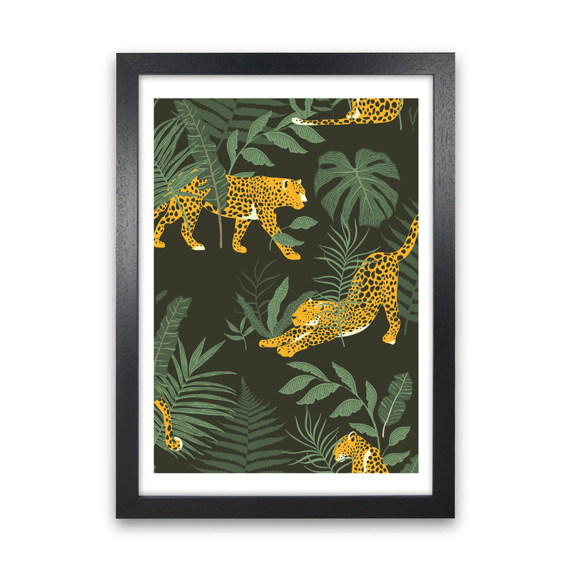 Wild Collection Cheetah Art Print by Pixy Paper Black Grain