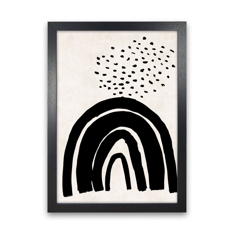 Autumn Raine abstract Art Print by Pixy Paper Black Grain