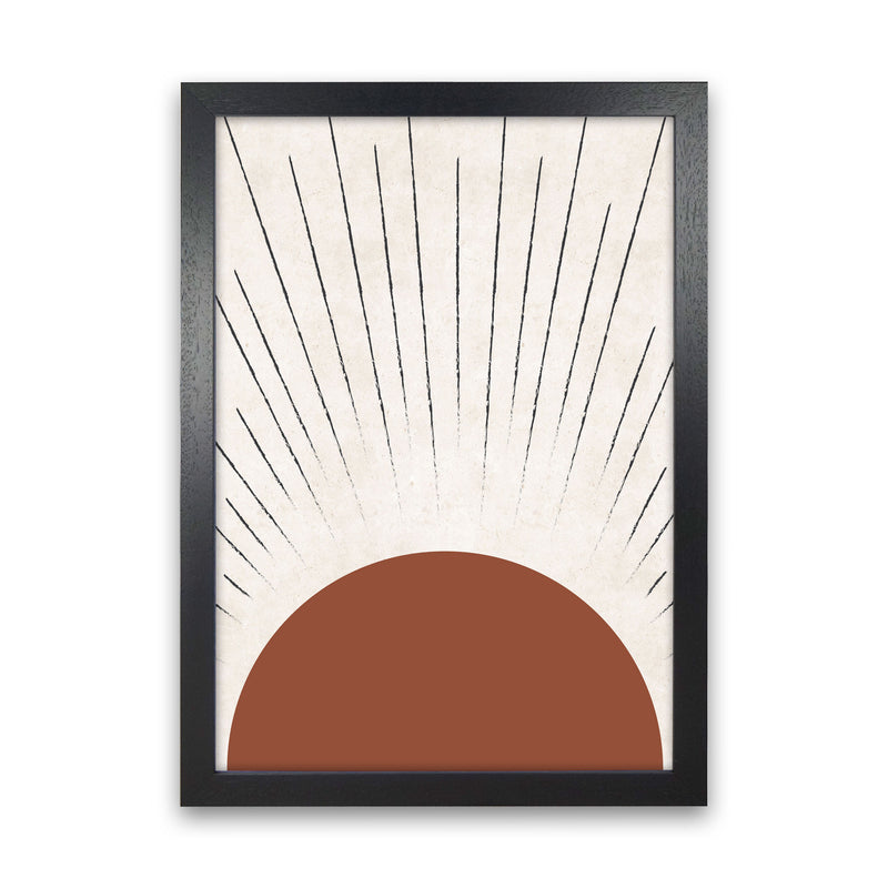 Autumn Sasha Sun abstract Art Print by Pixy Paper Black Grain